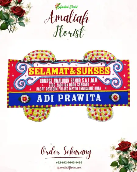Papan Bunga Ucapan Selamat Tombariri