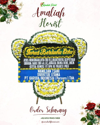 Papan Bunga Duka di Tombariri