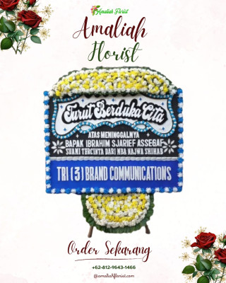 Papan Bunga Duka di Tombariri